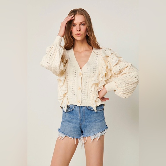 Cotton cardigan. NWT. - Picture 1 of 8